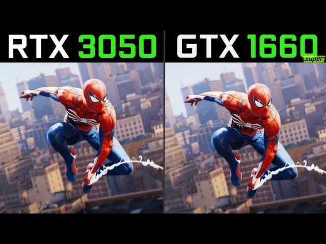 RTX 3050 vs GTX 1660 SUPER in 7 Games