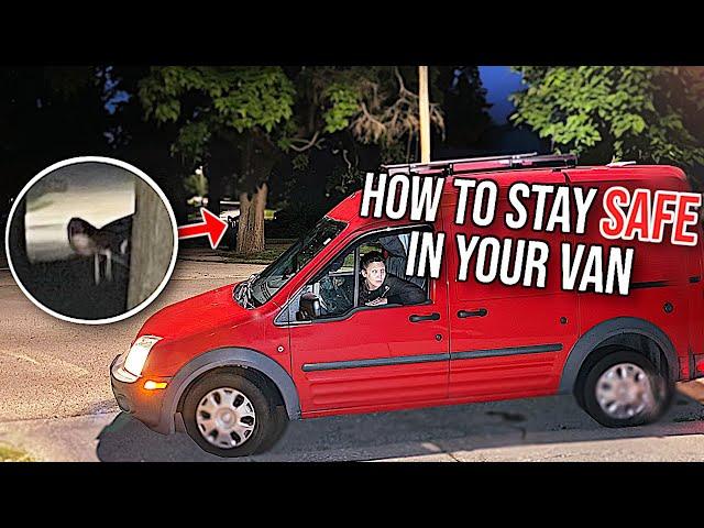 VAN LIFE | Solo Female Safety Tips: How I Stay Safe In My Tiny Van