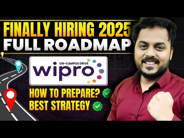 Wipro finally hiring 2025 On-Campus | Complete Roadmap