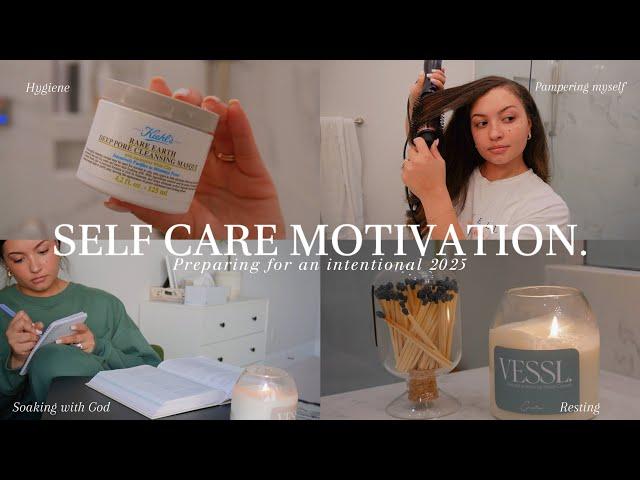 SELF CARE MOTIVATION| prepping for 2025 + slow self care + encouragement for the new year & more!