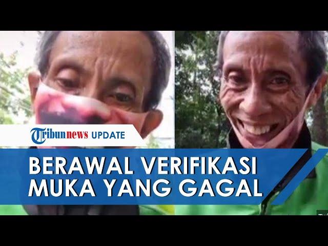 Viral Video TikTok Driver Ojol Berusia 55 Tahun, Berawal dari Verifikasi Muka yang Gagal