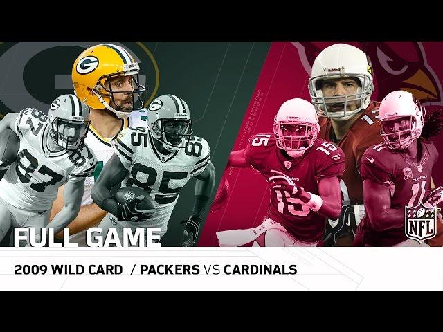 2009 NFC Wild Card: Packers vs. Cardinals | "Most Points Scored in Playoff History" | NFL Full Game