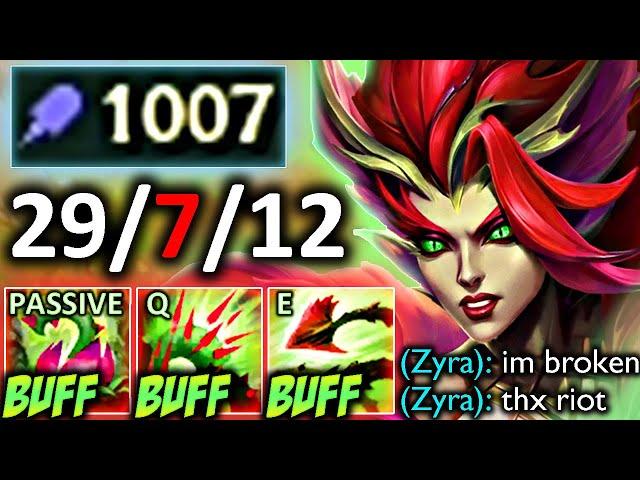 RIOT BUFFED ZYRA... BUT WHY?????