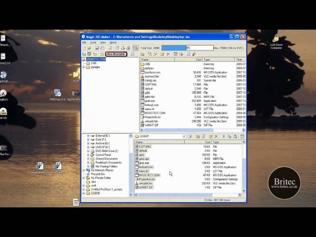 How to create a ISO image and make ISO image bootable by Britec