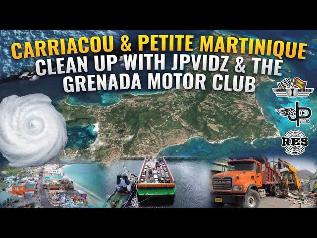 HURRICANE BERYL CLEAN UP WITH THE GRENADA MOTOR CLUB & JPVIDZ (Part 1). #JPVIDZ