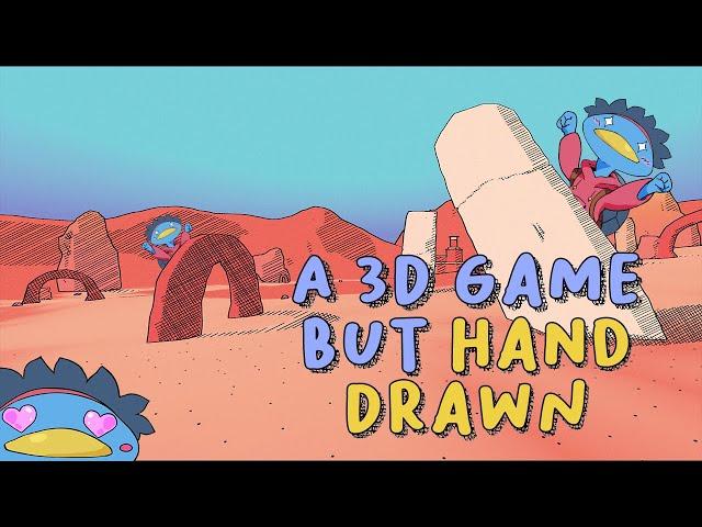 Moebius-style 3D Rendering | Useless Game Dev