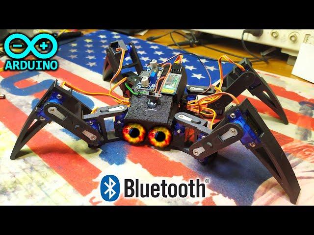 Робот Паук на Arduino c управлением по Bluetooth