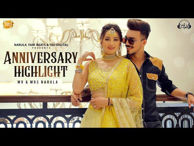 Anniversary Highlight - Mr Mrs Narula | Reet Narula | Sam Narula | Guntaj | Latest Punjabi Song 2021