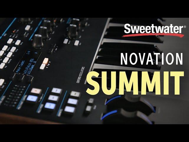 Novation Summit Synthesizer Demo — Daniel Fisher