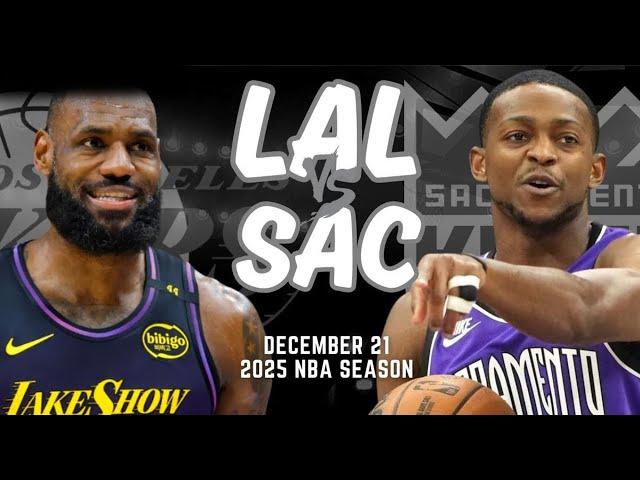 Los Angeles Lakers vs Sacramento Kings  1st QTR Game Highlights | NBA Season Dec 21, 2024