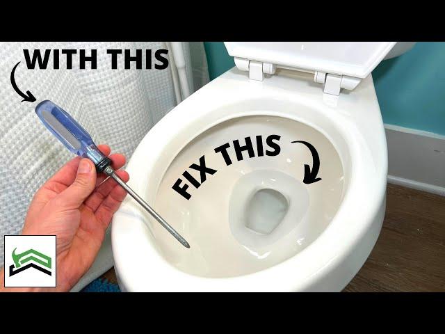 Easy Fix For Low Toilet Water level