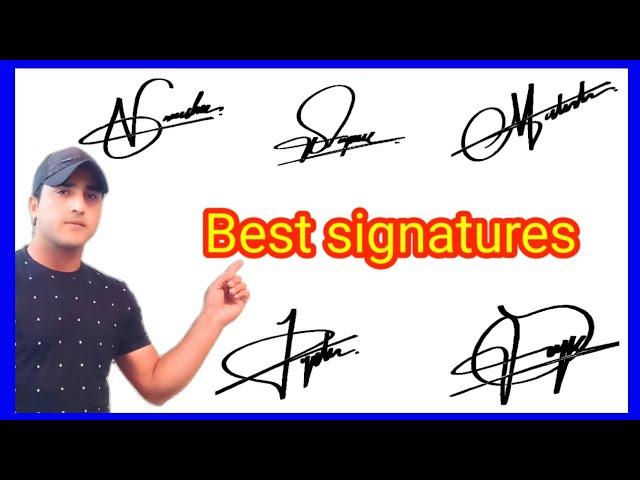 How to do signature like a billionaire | Best signature styles | Signature