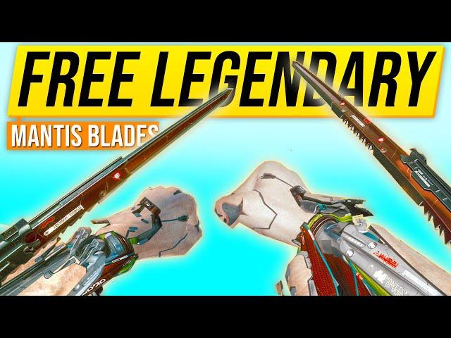 FREE Legendary Mantis Blades in Cyberpunk 2077 - (How to Get Mantis Baldes Cyberware Location)