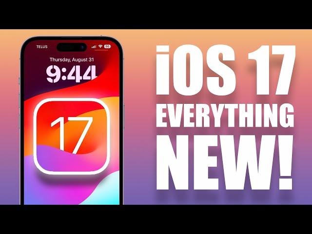 iOS 17 Released! Every Single New Feature!