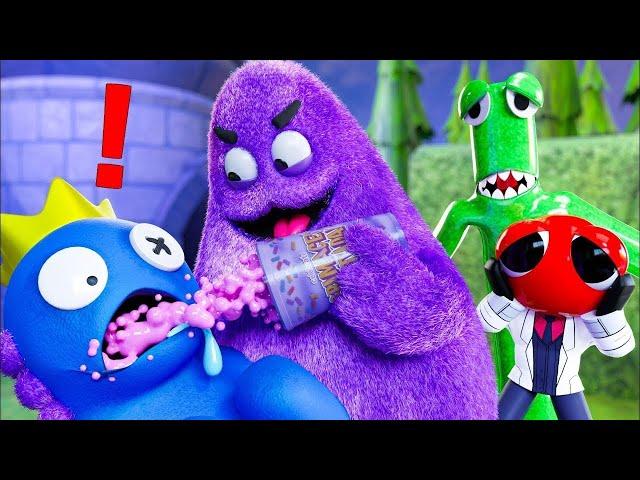 BLU SI È TRASFORMATO IN GRIMACE SHAKE?! [Rainbow Friends 2]