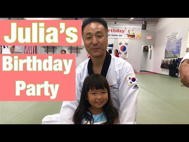 Julia's 4th Birthday Party @ MTKICKS Taekwondo