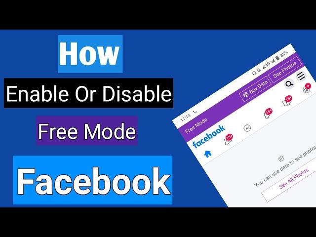 Free Facebook How To Enable Or Disable Free Mode On Facebook