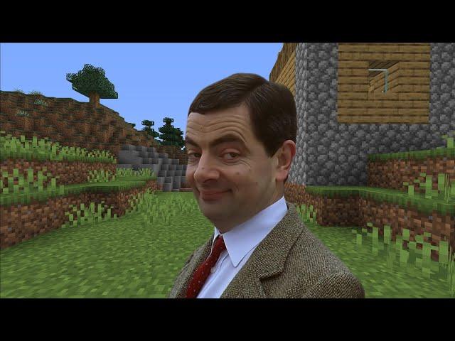 Mr Bean in Minecraft