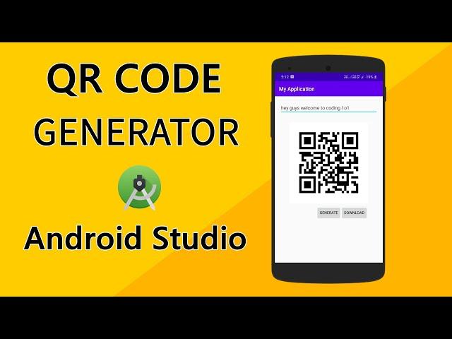 QR Code Generator - Android Studio Tutorial 1.0