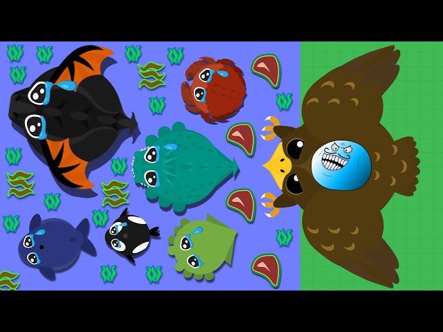 GOLDEN EAGLE FUNNY TROLLS // THE KING OF OCEAN MOPE.IO