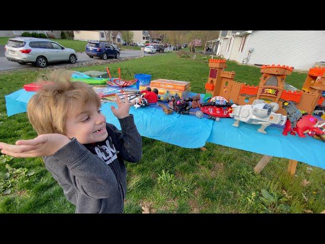 Toy Hunting at the Community Yard Sales