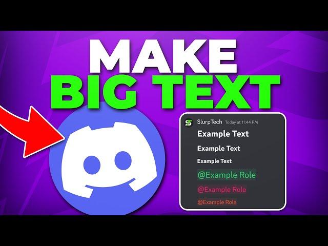 How to Make Big Text in Discord - Bigger Text Trick