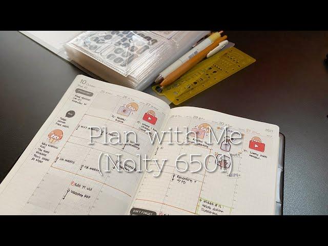 Plan with Me | Nolty 6501 | Weekly Plan