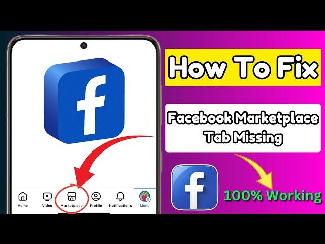 How  To Fix Facebook Marketplace Not Showing (2024) How To Get..