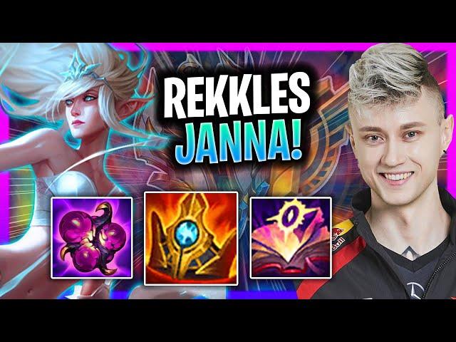 LOS RATONES REKKLES IS A GOD WITH JANNA! | Rekkles Plays Janna Support vs Rell!  Season 2024