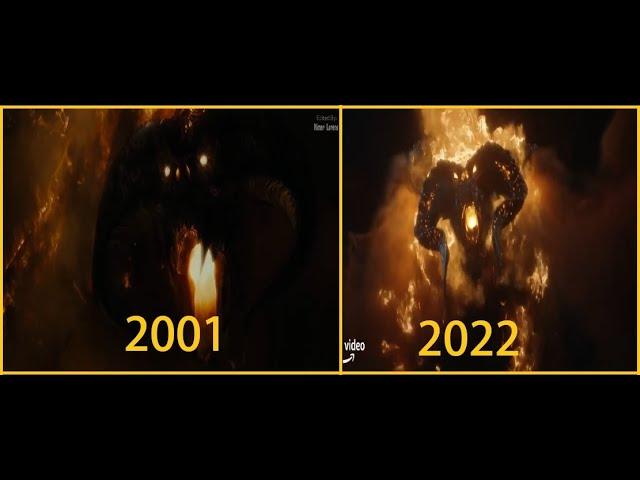 Rings of Power & LOTR Balrog Comparison - 2001 vs 2022