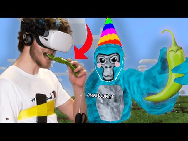 If I Get Tagged, I Eat a Spicy Pepper in Gorilla Tag VR (Oculus Quest 2)