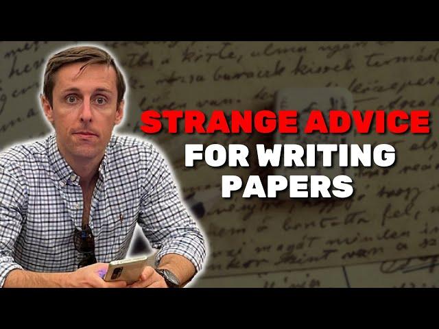 How To Write A Research Paper: STRANGE Advice That Gets You Published