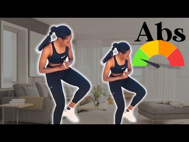 10-Minute Standing Abs and Cardio | No Talking