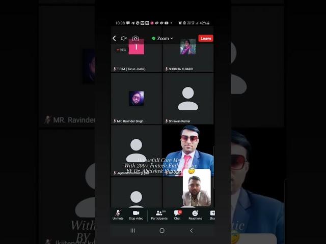 Crypque Business official Zoom Meeting || Co-founder Abhishek Bhandari All The Rntire Team #crypto