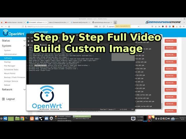 OpenWrt STB - Step by Step  Custom Image Builder