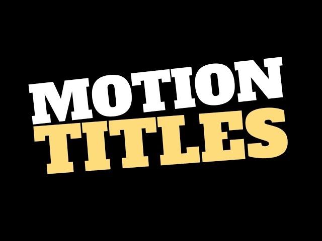 WeVideo Releases Motion Titles