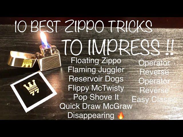 10 Best Zippo Tricks To IMPRESS Anyone !