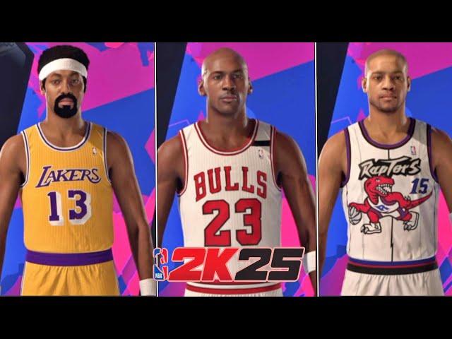 NBA 2K25 Next Gen- All NBA Legends Face Scans! [PS5, Xbox Series]