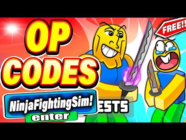 ALL NEW *SECRET CODES* IN ROBLOX NINJA FIGHTING SIMULATOR (new codes in  Ninja Fighting Simulator )