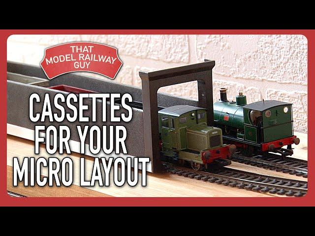 Simple Cassettes For Micro Layouts - Model Railway Tutorial