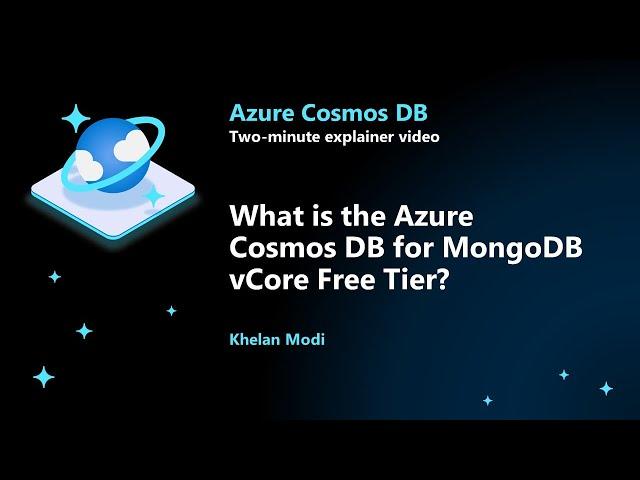 What is the vCore-based Azure Cosmos DB for MongoDB Free Tier?