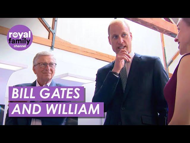 Prince William Teams Up With Bill Gates At Energy Summit