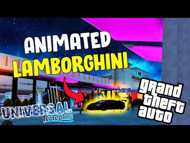 ROBBING A STORE IN GTA RP GAMIT ANG ANIMATED LAMBORGHINI | GTA RP