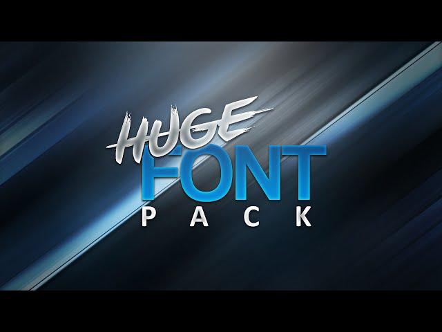 HUGE FREE Font Pack! (1000+ Fonts)