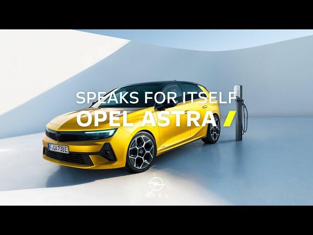 New Opel Astra: Speaks for itself