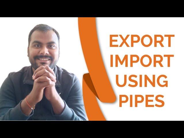 EXPORT AND IMPORT USING UNIX PIPES AND COMPRESSION