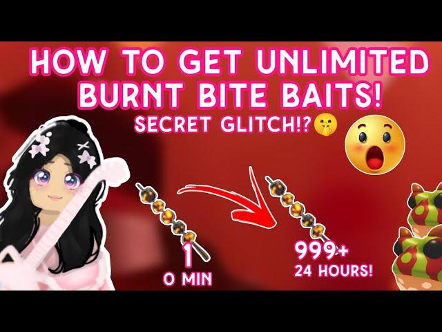 How To Get A LOT Of Burnt Bites Bait In Adopt Me! Adopt me Secret Glitch!? #adoptme