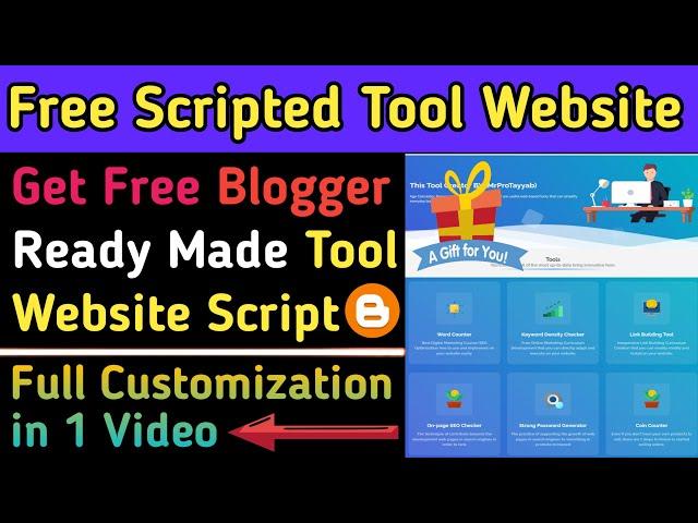 Tool website kaise banaye | free tool script for blogger | Free Scripted Tool Website in 2023