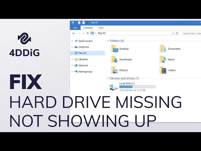 [6 Ways] How to Fix D Drive Missing in Windows 10/11 | D/E Drive Not Showing Up