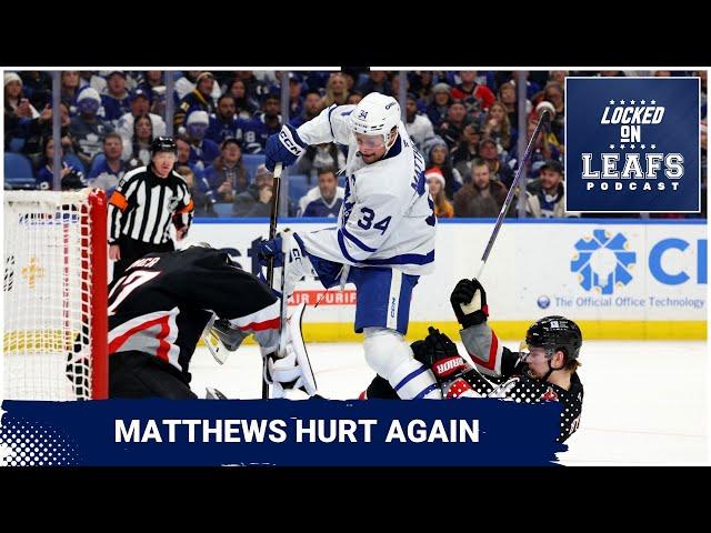 Toronto Maple Leafs have up and down weekend as Matthews re-aggravates injury